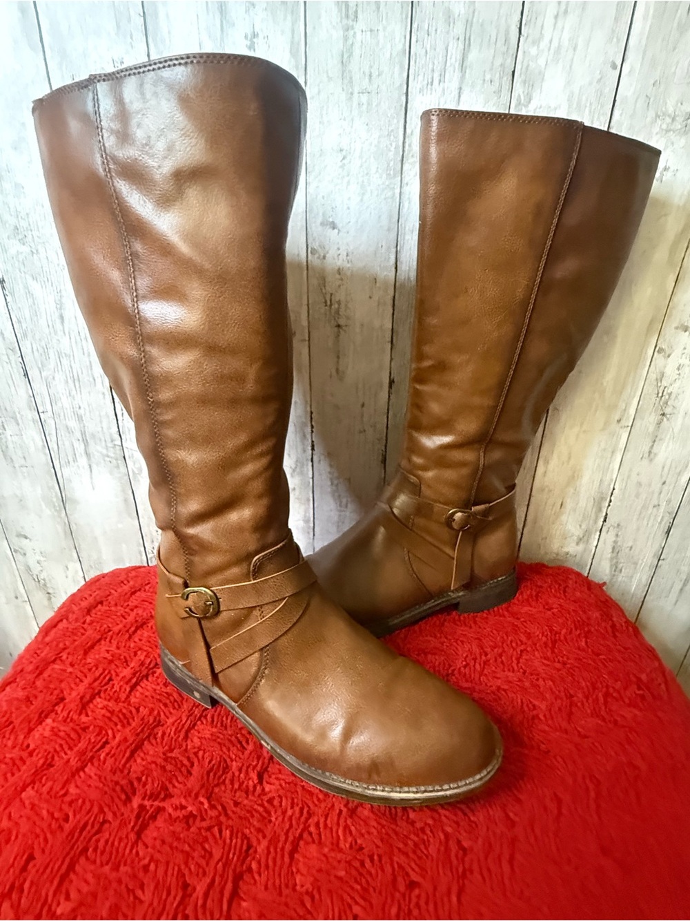 Frye and Co. Women's Gaylin Bridle Knee High Boots Size 11W - Picture 9 of 16